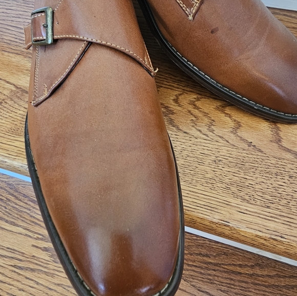Men's Size 13 Dress Shoes; Brown with darker tips - Picture 3 of 12